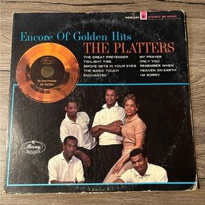 The Platters Encore of Golden Hits Mercury Vinyl Records  1960 (Orange Label)